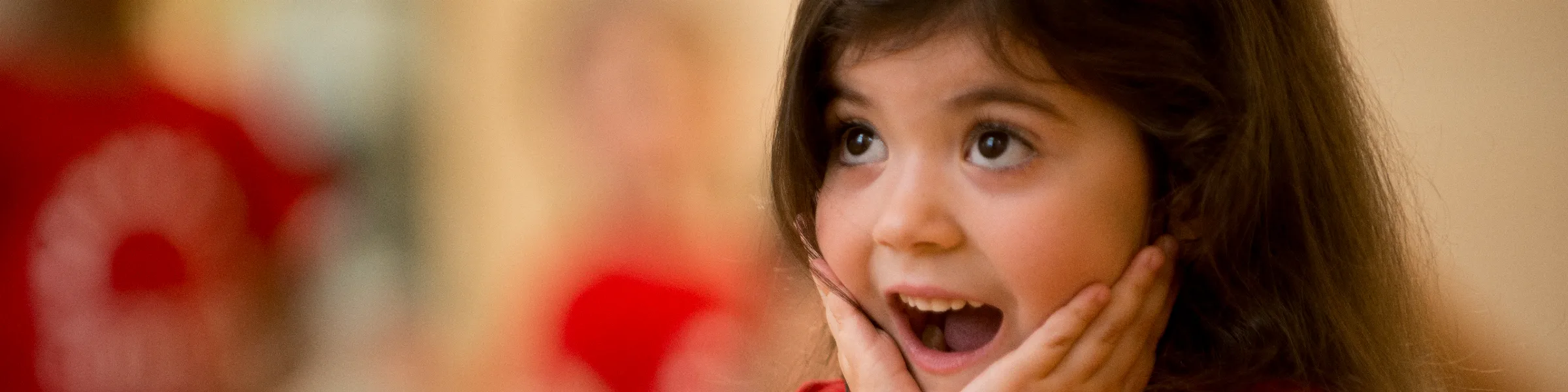 Child acting in drama class